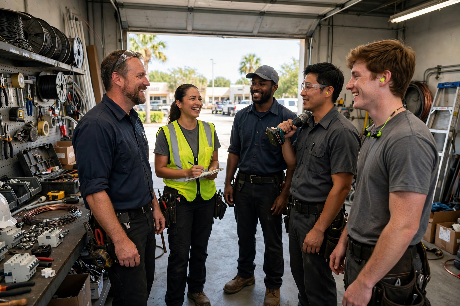 Port Saint Lucie Electrician team
