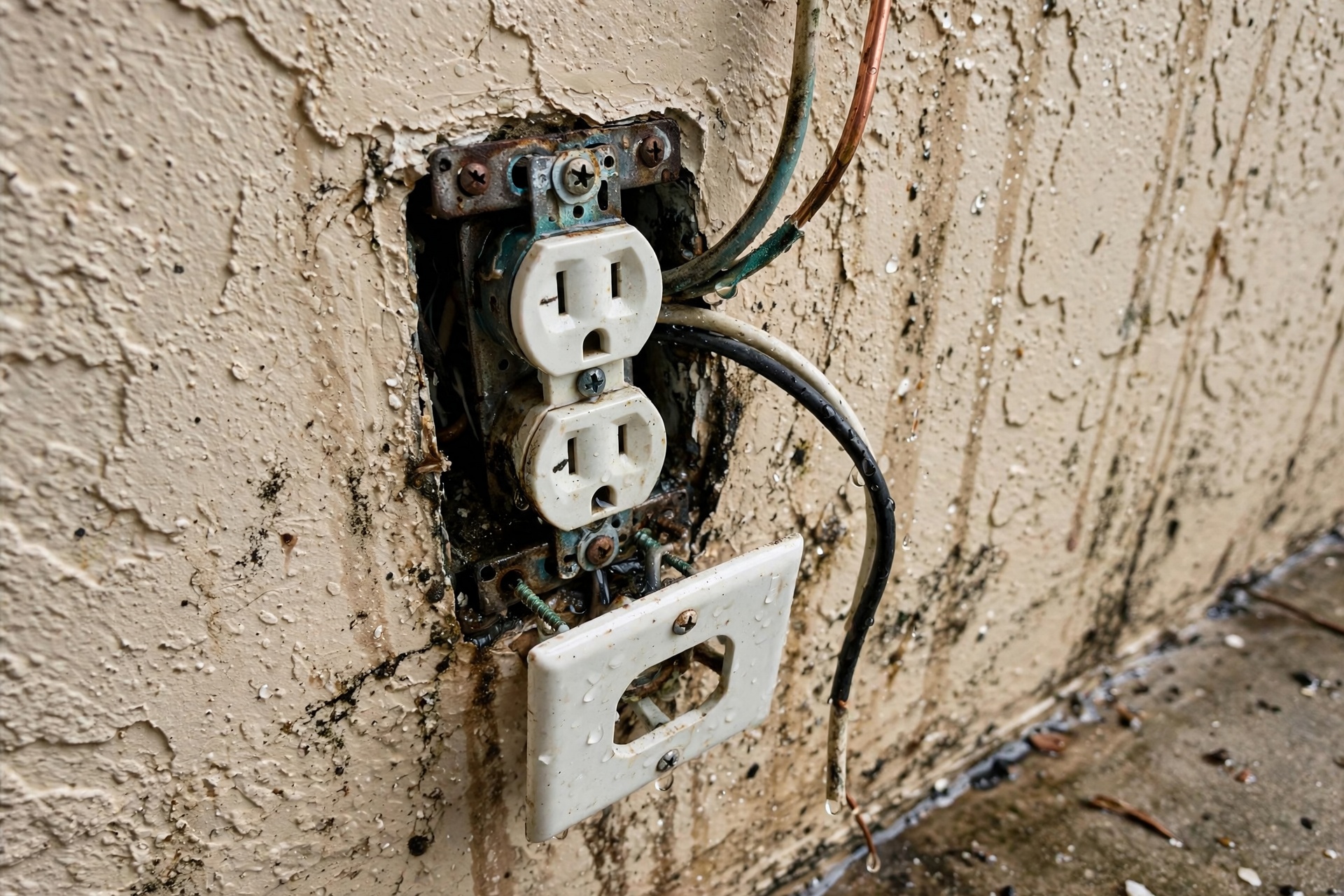 How to Spot Moisture Damage in Electrical Outlets After Florida Summer Storms